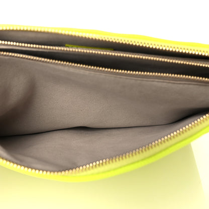 Louis Vuitton Calfskin Embossed Monogram LV Match Coussin PM Fluorescent Yellow 8 of 12