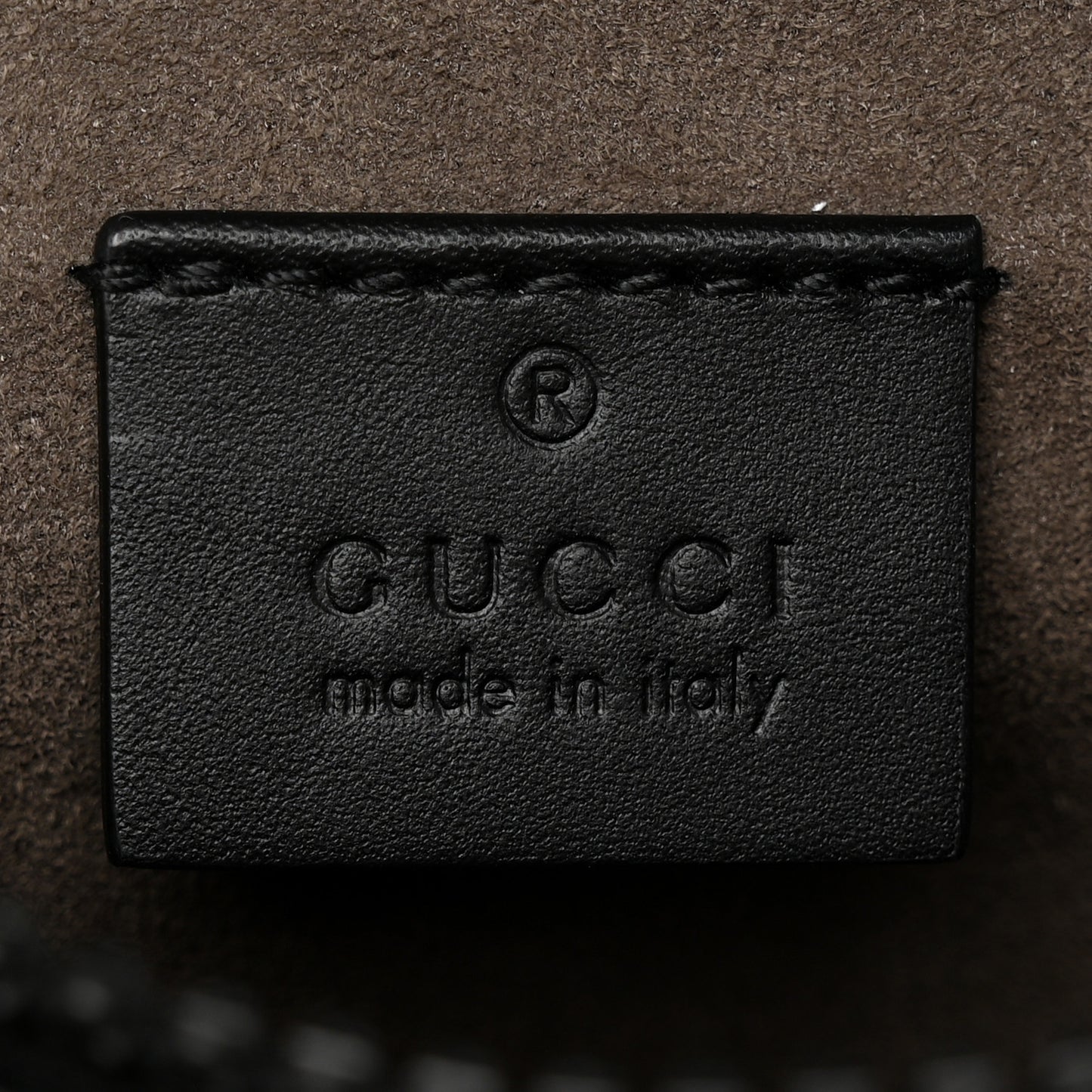 GG Supreme Monogram Belt Bag Black