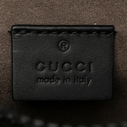 Gucci GG Supreme Monogram Belt Bag Black 8 of 12
