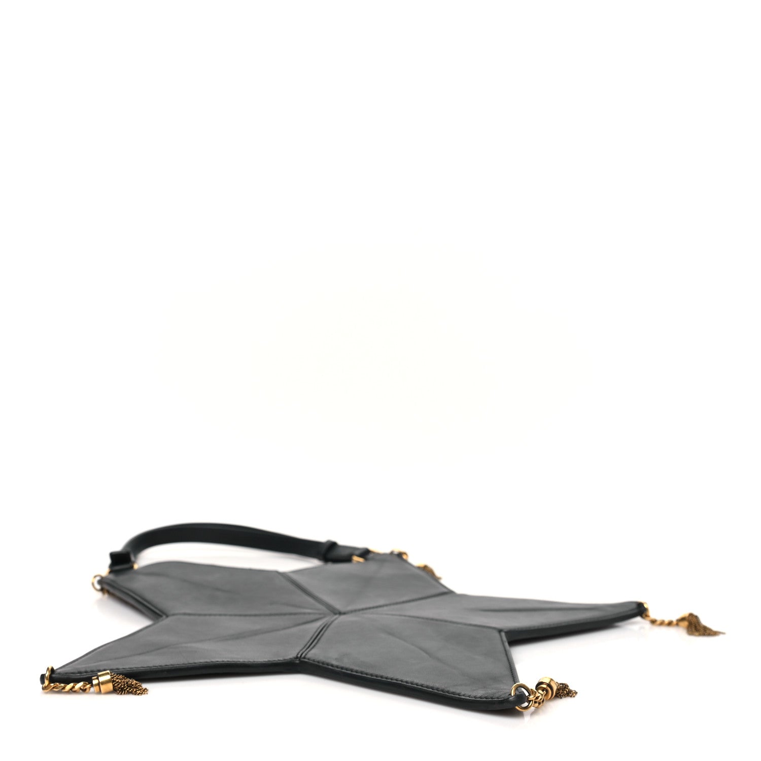 Saint Laurent Calfskin Astro Star Shoulder Bag Black 4 of 10