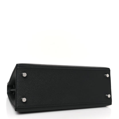 Hermes Epsom Kelly Sellier 25 Black 4 of 9
