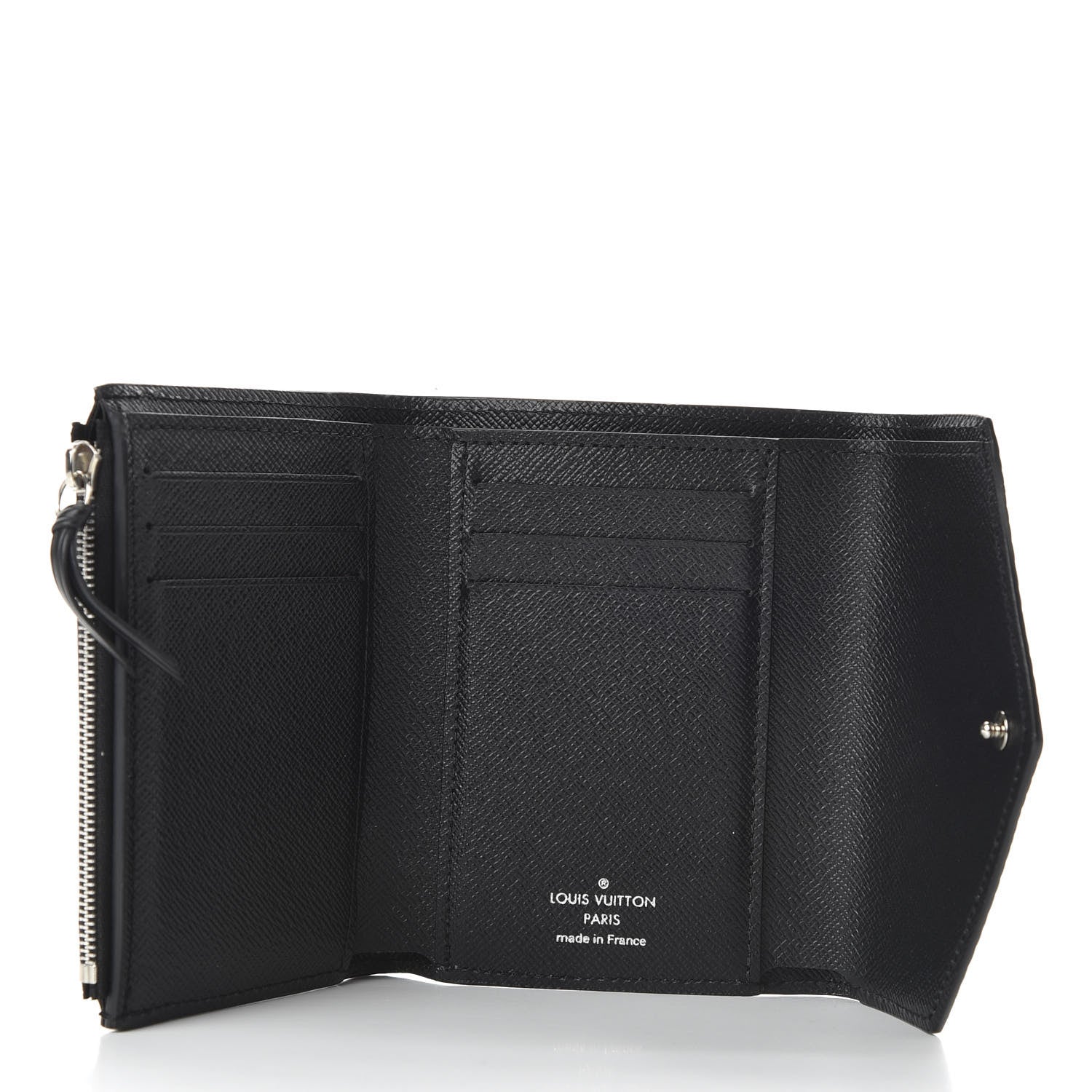 Louis Vuitton Epi Victorine Wallet Black 5 of 7