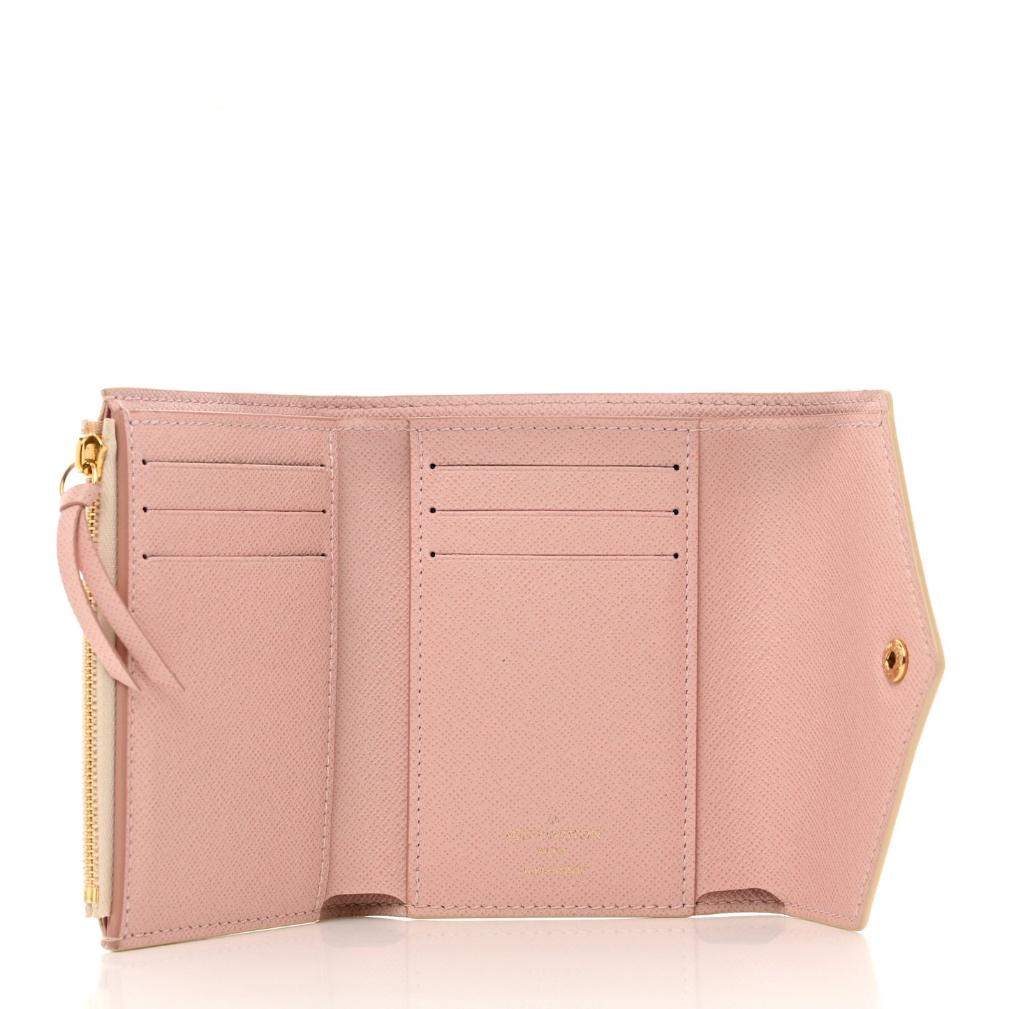 Damier Azur Victorine Wallet Rose Ballerine