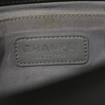 Chanel Lambskin Quilted Medium Boy Flap Dark Grey 6 of 11