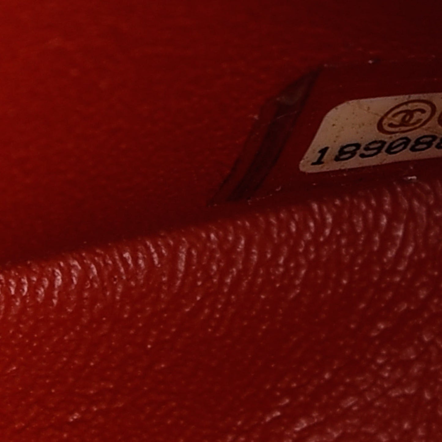 Lambskin Quilted Jumbo Double Flap Red