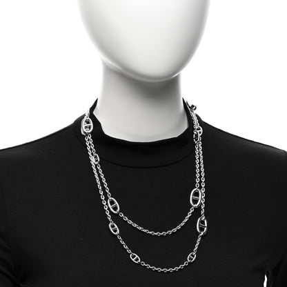 Hermes Sterling Silver Farandole Necklace 120 2 of 6