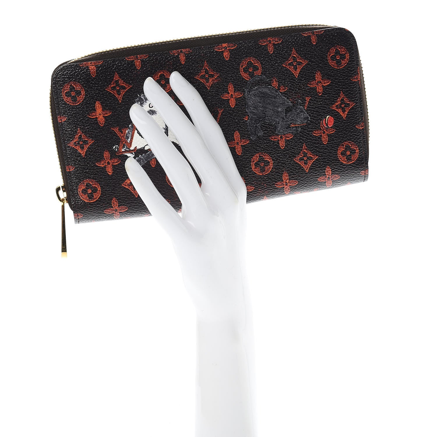 Louis Vuitton Catogram Zippy Wallet Marron 2 of 7