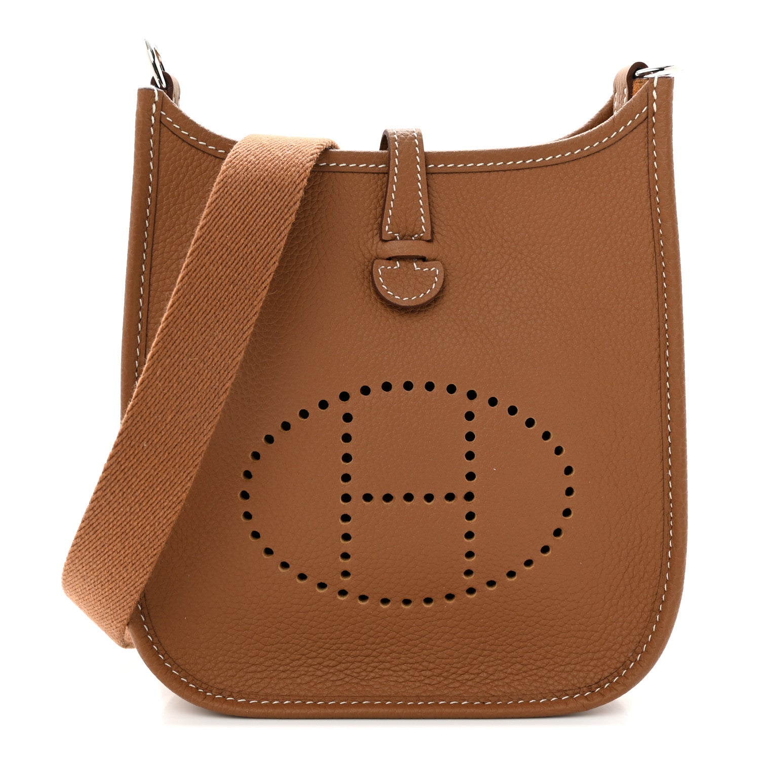 Hermes Taurillon Clemence Evelyne TPM Gold 1 of 10