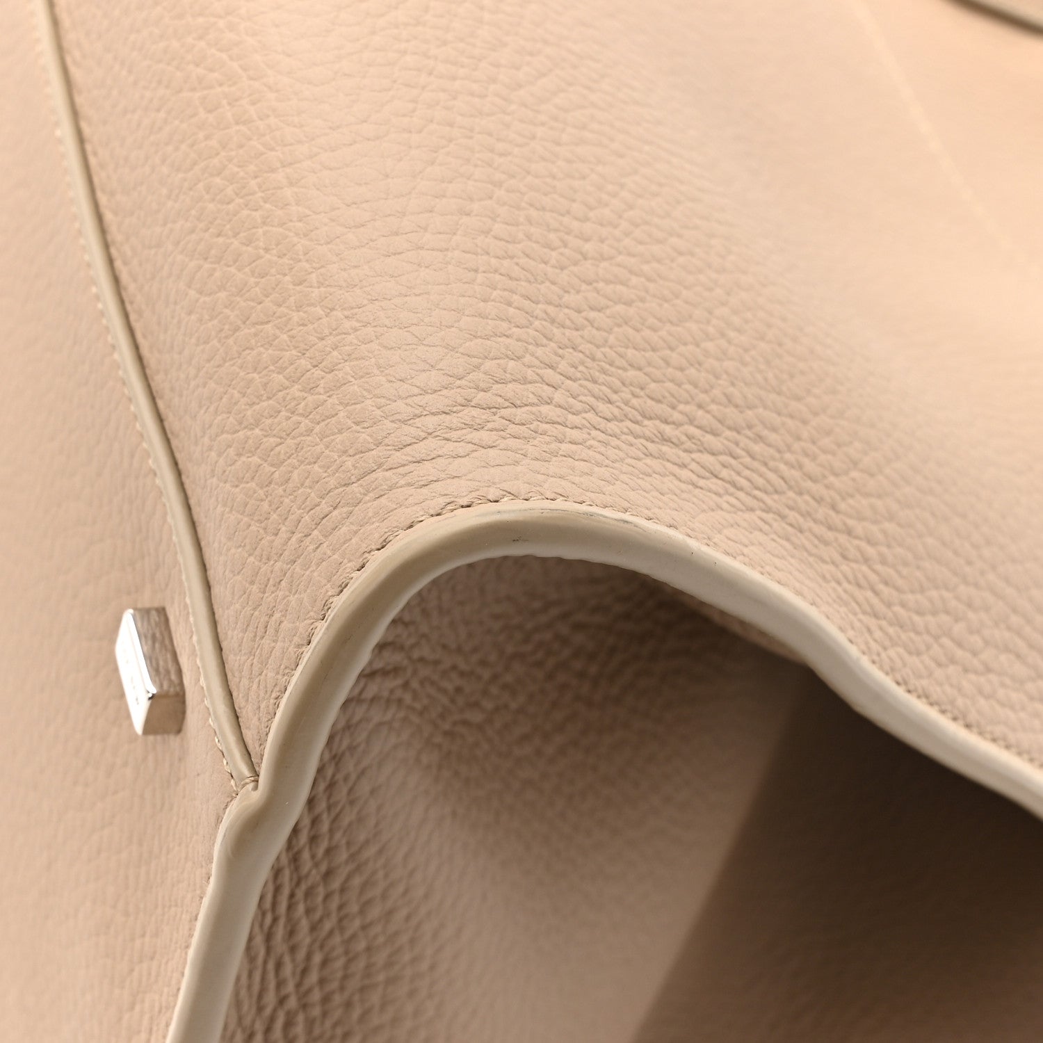 The Row Matte Grained Calfskin Soft Margaux 15 Dark Taupe 11 of 11