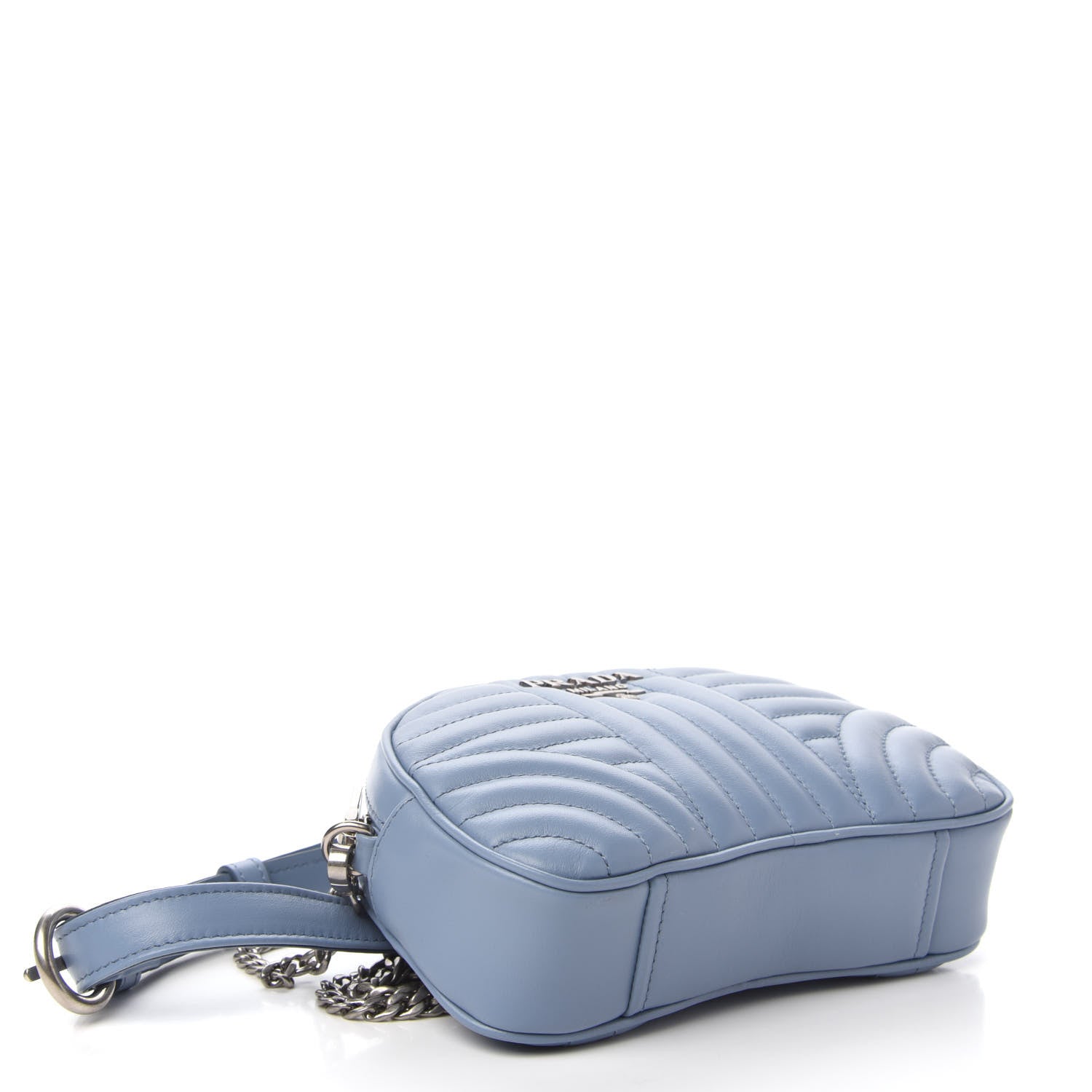 Prada Soft Calfskin Impunture Diagramme Belt Bag Astrale 2 5 of 10