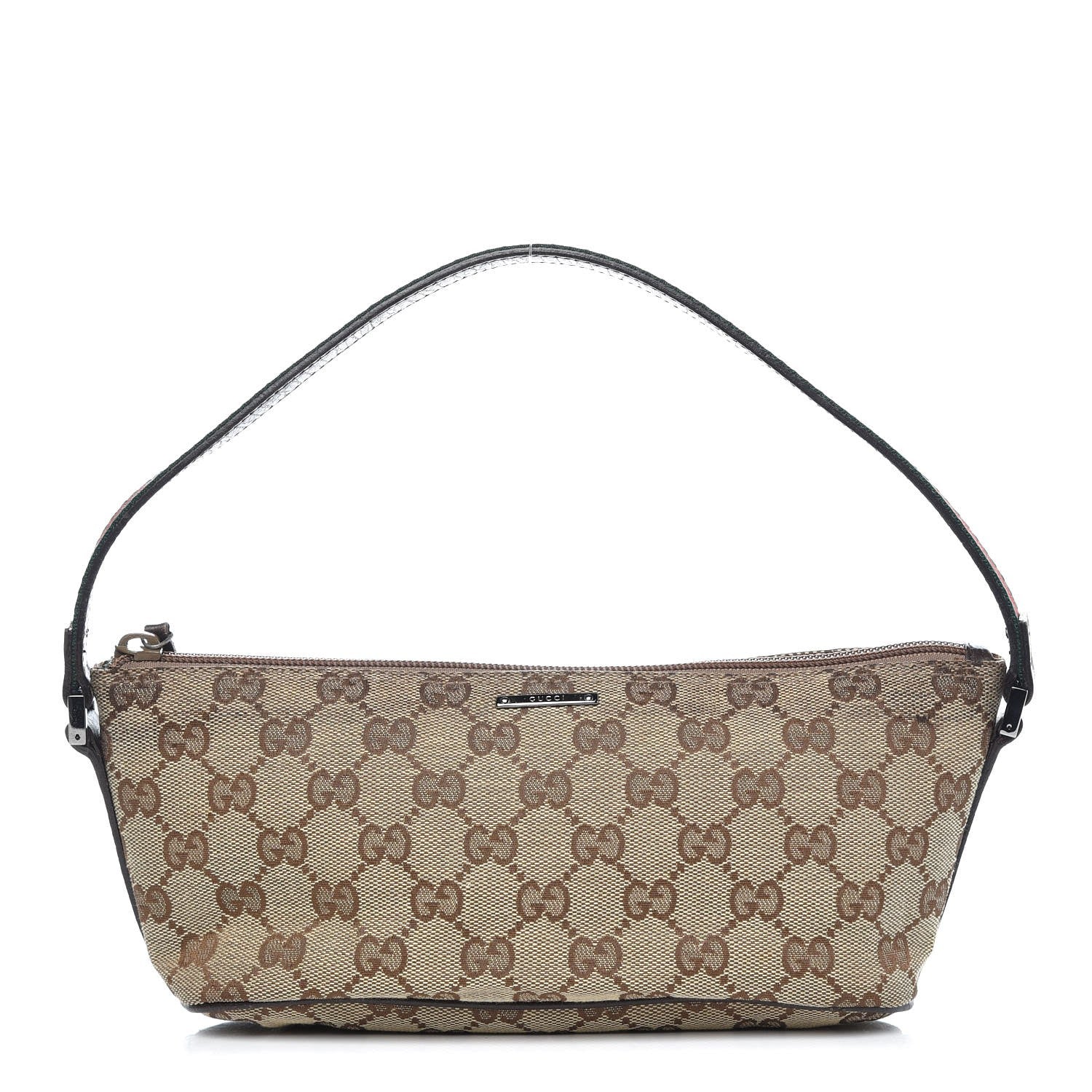 Gucci Monogram Boat Pochette Brown 1 of 11