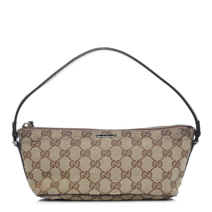 Gucci Monogram Boat Pochette Brown 1 of 11
