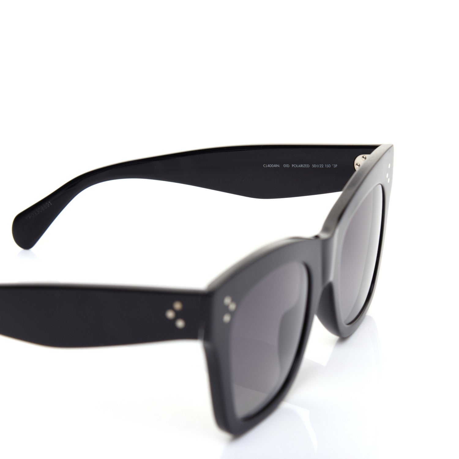 Celine Polarized Sunglasses CL4004IN Black 5 of 8
