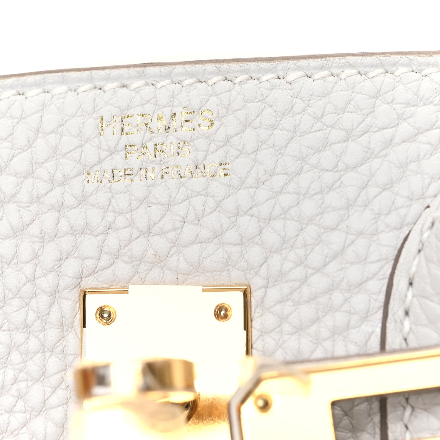 Togo Birkin 25 Gris Pale
