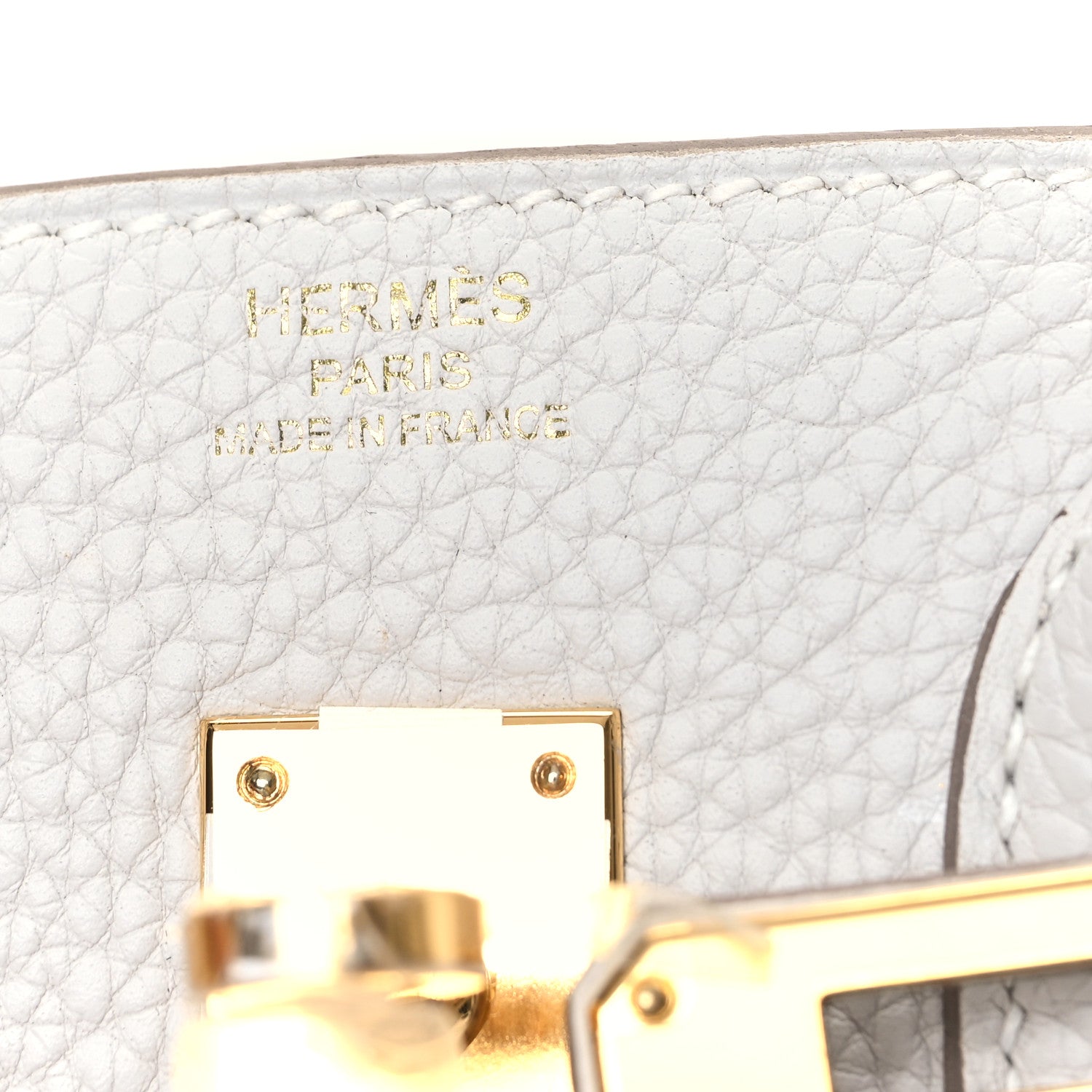Hermes Togo Birkin 25 Gris Pale 7 of 11