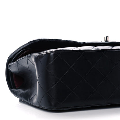 Chanel Lambskin Quilted Jumbo Double Flap Black 8 of 13
