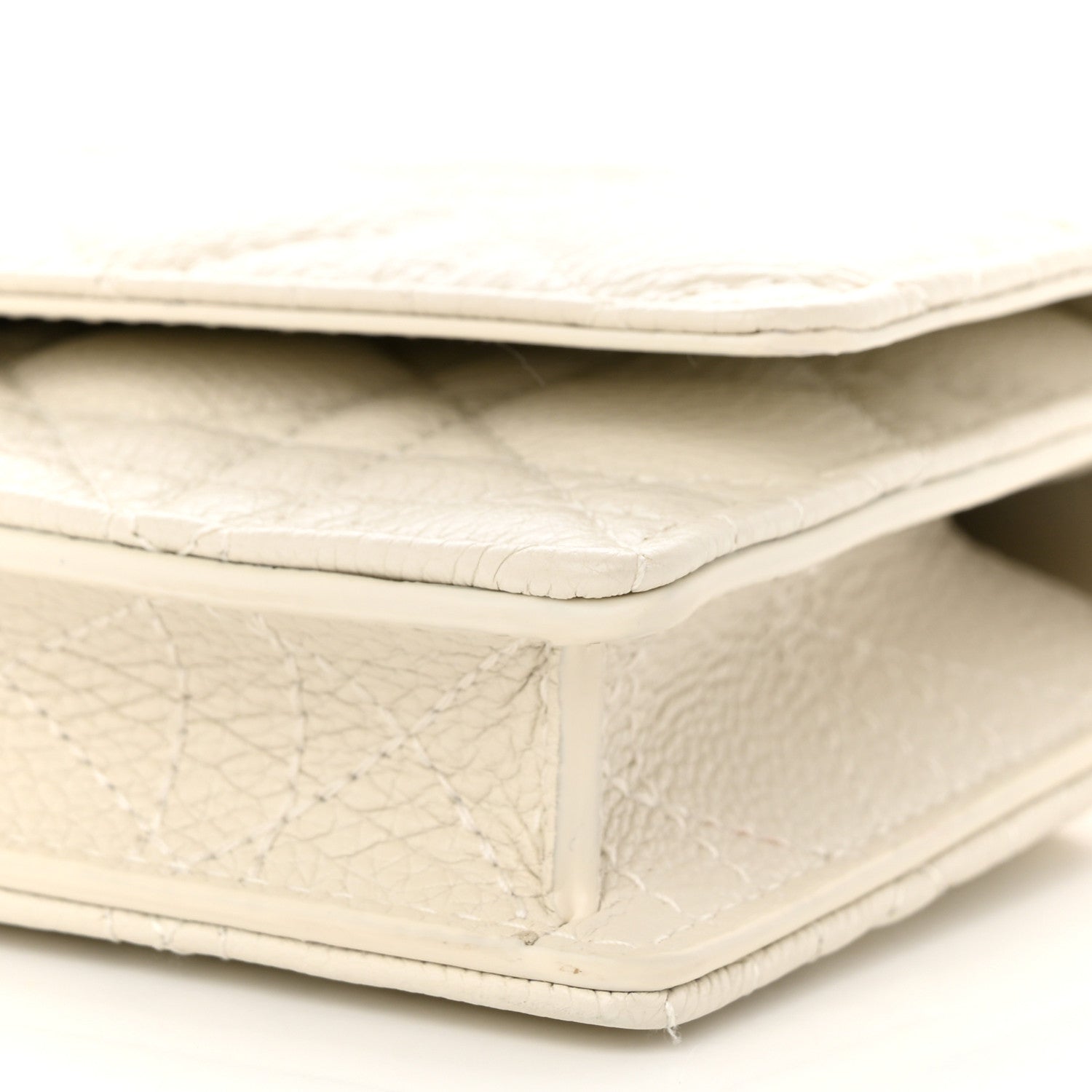 Christian Dior Supple Calfskin Caro Pouch with Chain Latte 10 of 12