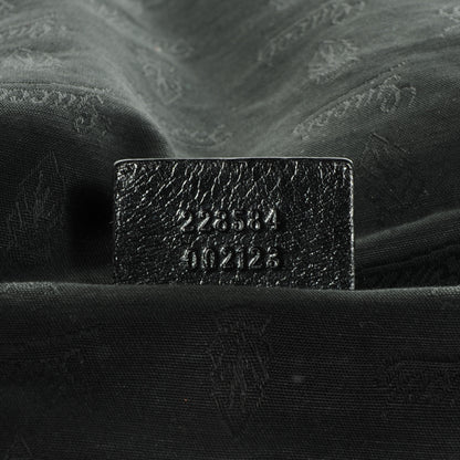 Gucci Iridescent Patent Medium Icon Bit Shoulder Bag Black 7 of 7