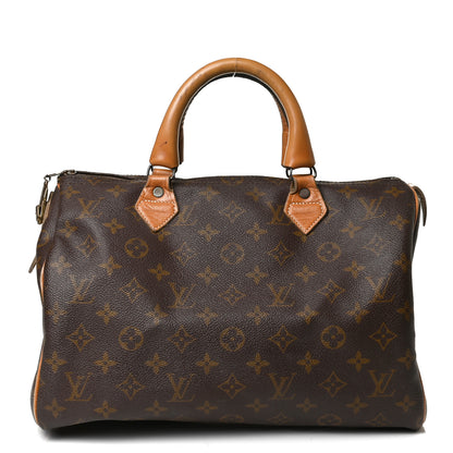 Louis Vuitton Monogram French Company Speedy 30 1 of 17