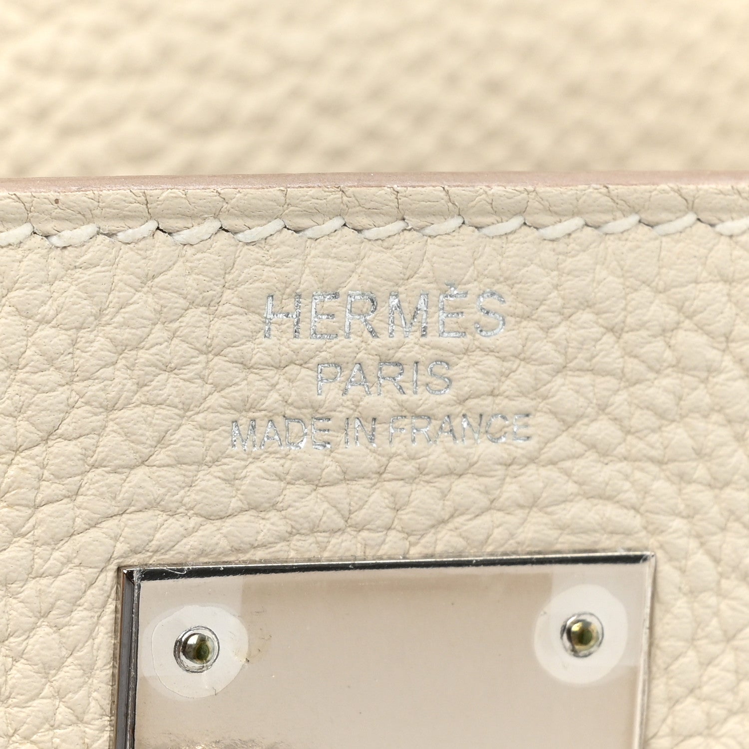Hermes Togo Kelly Retourne 28 Craie 6 of 8