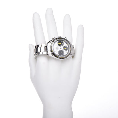 Omega Stainless Steel 40mm Speedmaster Racing Co-Axial Chronograph Automatic Watch White 326.30.40.50.04.001 2 of 7