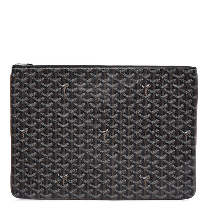 Goyard Goyardine Senat Pochette GM Black 1 of 9