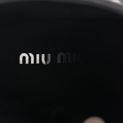 Miu Miu Vitello Deco Harness Enigneer Boots 37.5 Black 8 of 10