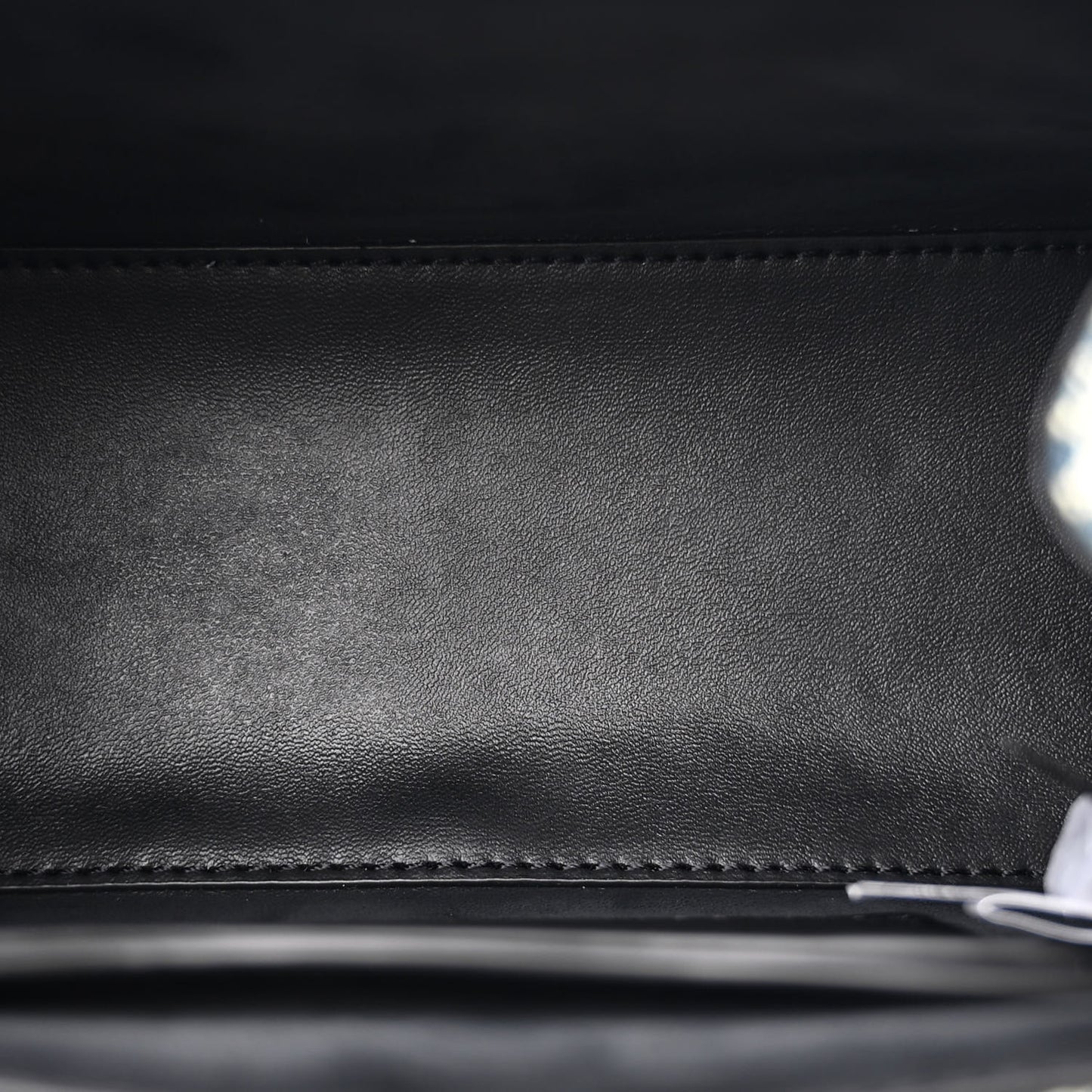 Sun Faded Denim Monogram The St Marc Mini Top Handle Bag Blue