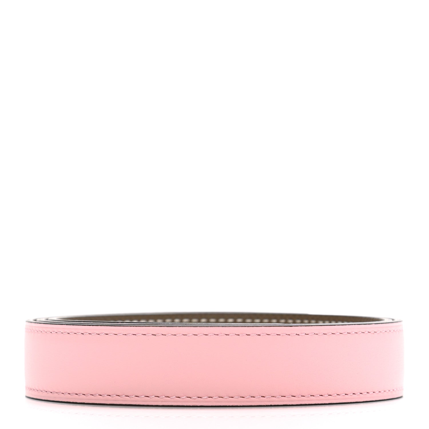 Hermes Swift Epsom 24mm Belt Strap 80 Rose Sakura Etoupe 2 of 5