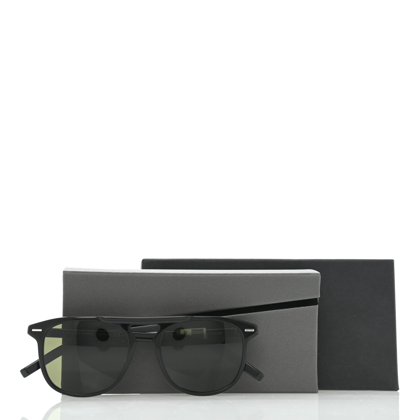 HOMME Black Tie Sunglasses Black
