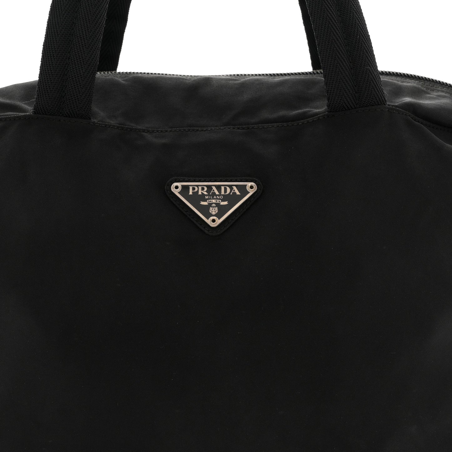 Tessuto Nylon Shoulder Bag  Black