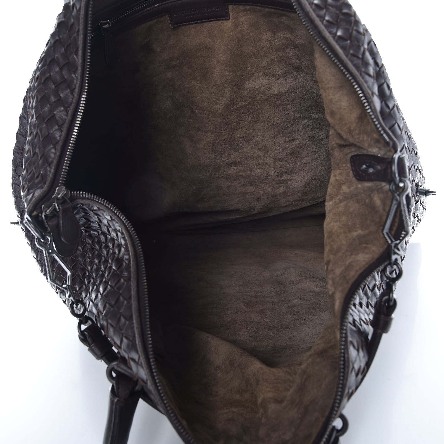 Bottega Veneta Nappa Intrecciato Maxi Convertible Tote Ebano 6 of 25