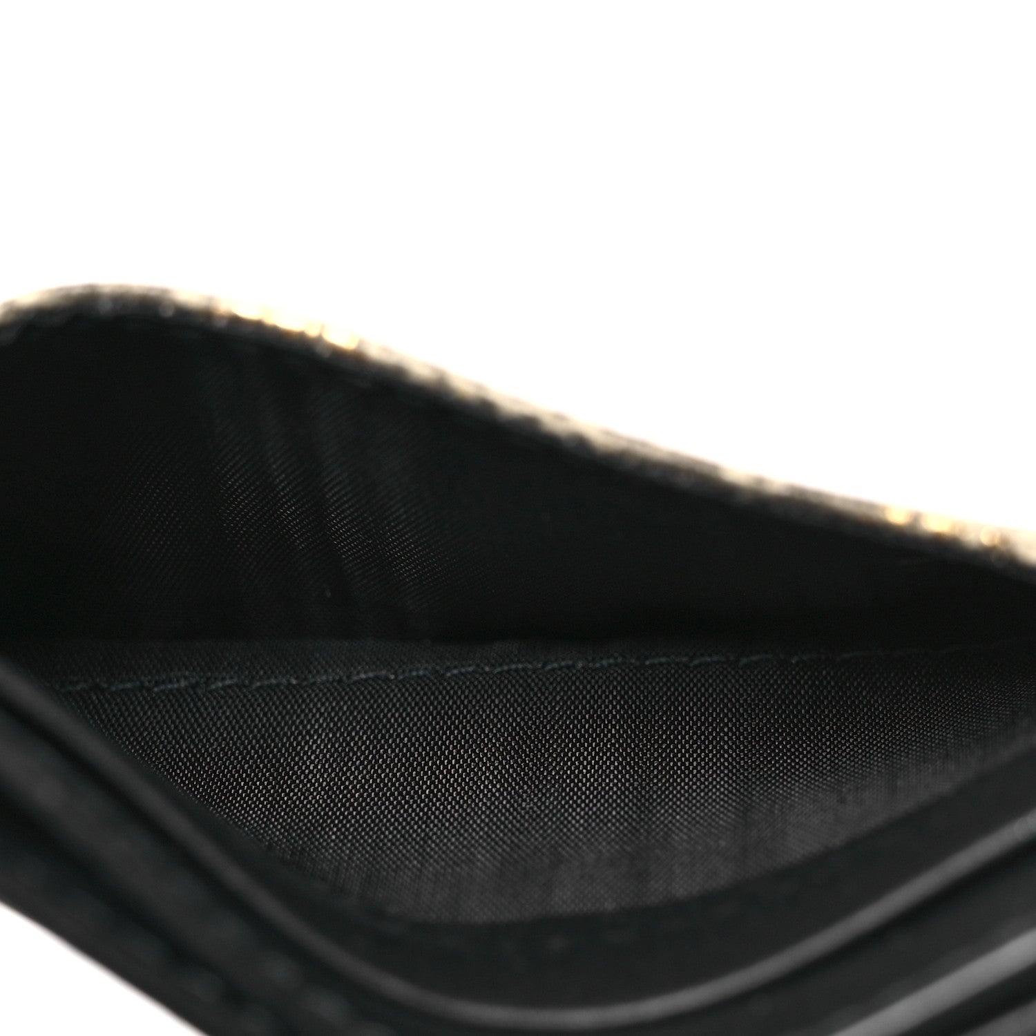 Gucci GG Supreme Monogram Bees Card Holder Black 7 of 11