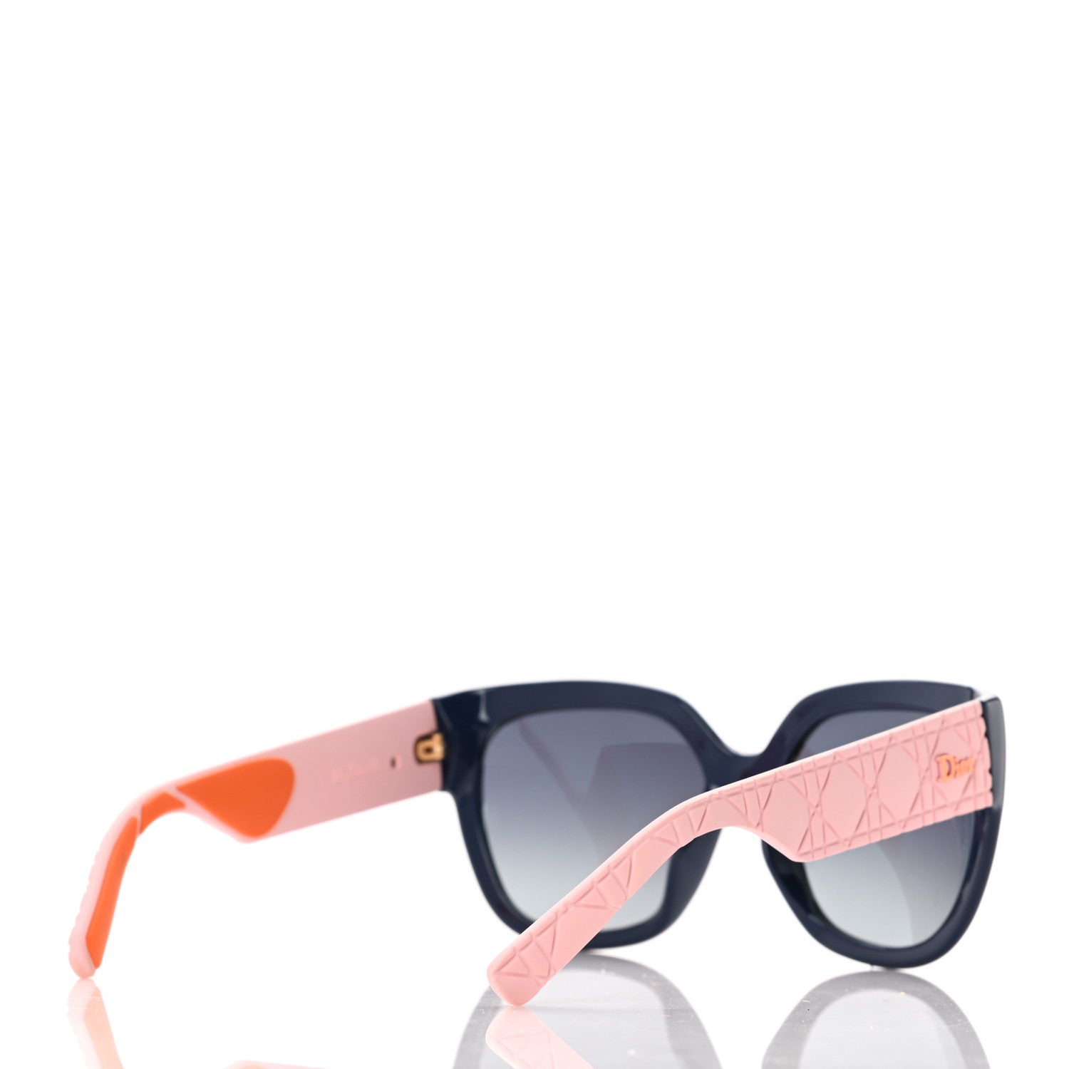 Christian Dior Resin Cannage Dior Lady 1 NF Sunglasses Pink Blue 4 of 7