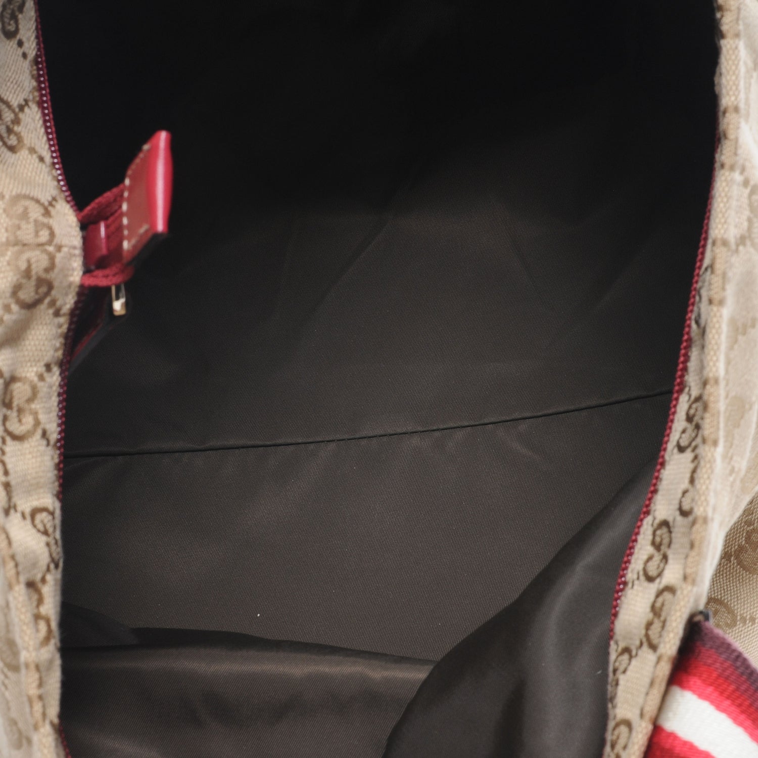 Gucci GG Monogram Large Web Handle Bucket Tote 6 of 8