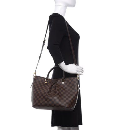 Louis Vuitton Damier Ebene Siena MM 2 of 9
