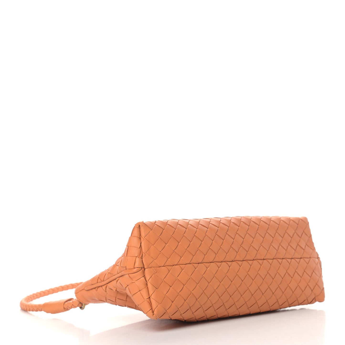 Nappa Intrecciato Mini Shoulder Bag Saffron