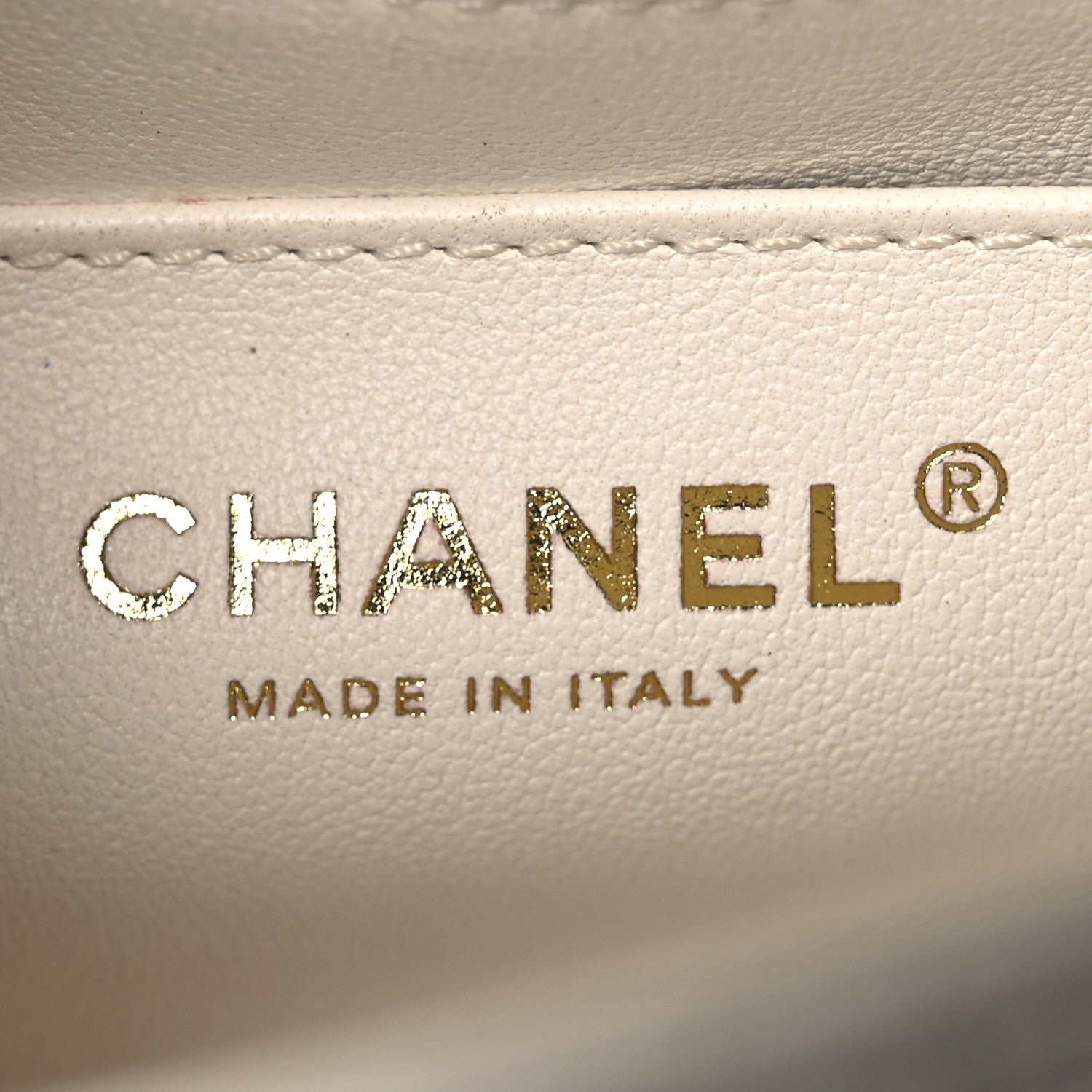 Chanel Lambskin Quilted Mini Crystal Top Handle Rectangular Flap White 6 of 17