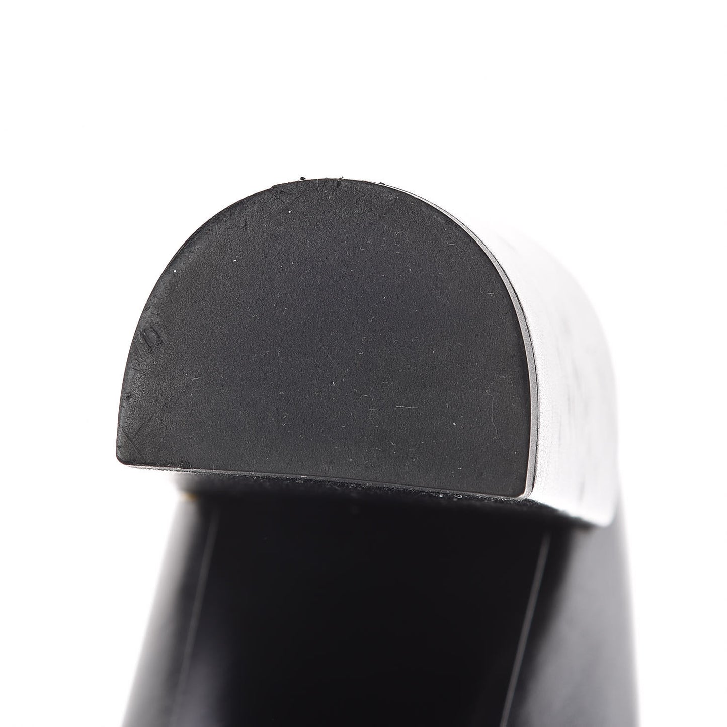 Lambskin Pearl Cap Toe Pumps 40 Black