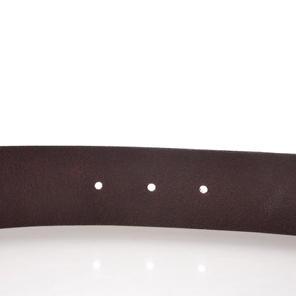 Gucci Guccissima Square G Belt 85 34 Brown 5 of 9