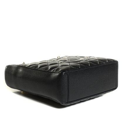 Chanel Caviar Quilted Petit Shopping Tote PST Black 4 of 8