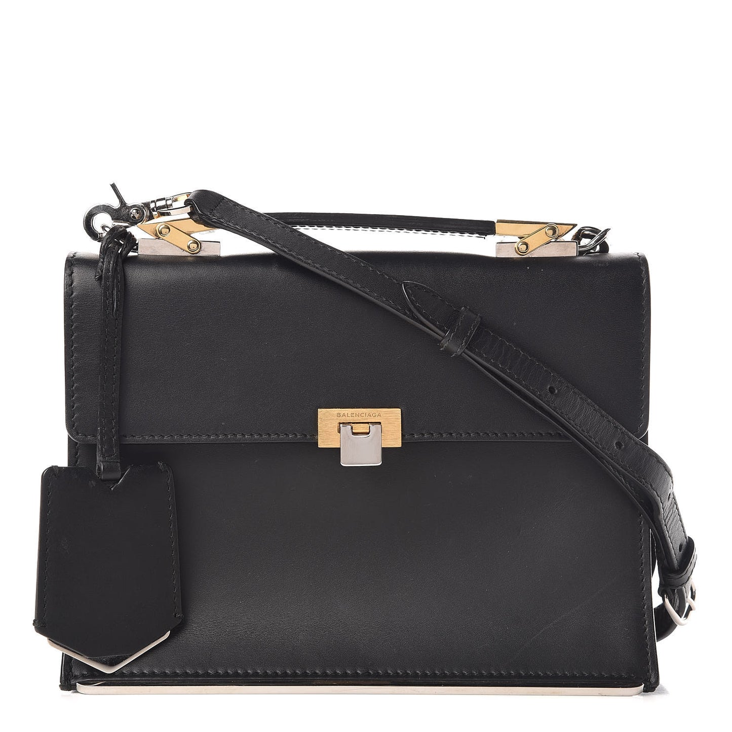 Smooth Calfskin Le Dix Makeup Bag Black
