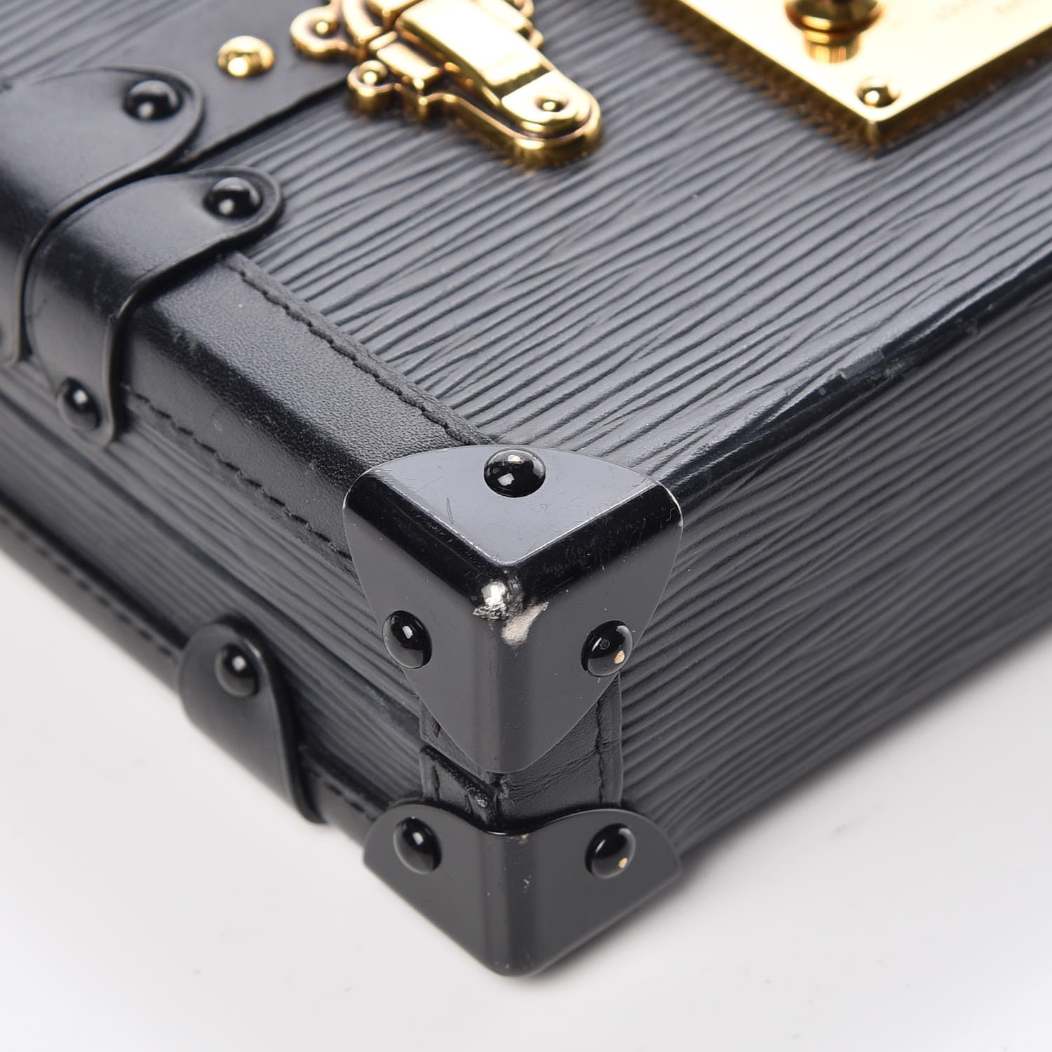 Louis Vuitton Epi Petite Malle Black 11 of 14