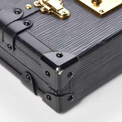 Louis Vuitton Epi Petite Malle Black 11 of 14