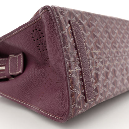 Goyard Goyardine Sac Hardy Pet Carrier PM Burgundy 10 of 15