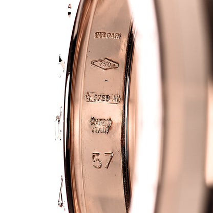 Bulgari 18K Rose Gold B.Zero1 One-Band Ring 57 8 5 of 5