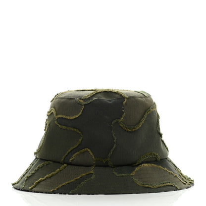 Christian Dior Camouflage Logo Bucket Hat 58 Green 3 of 9