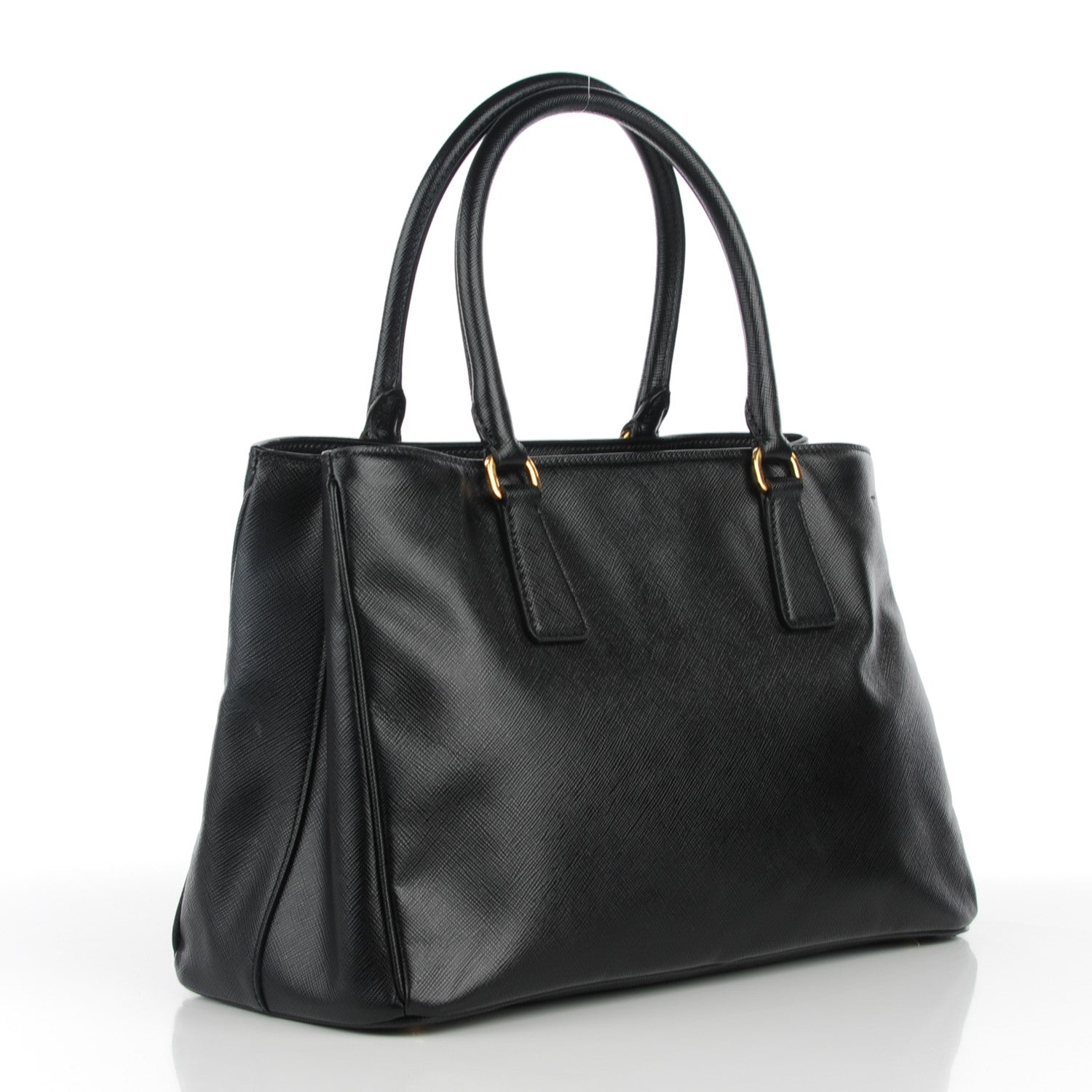 Prada Saffiano Lux Small Tote Nero Black 3 of 9