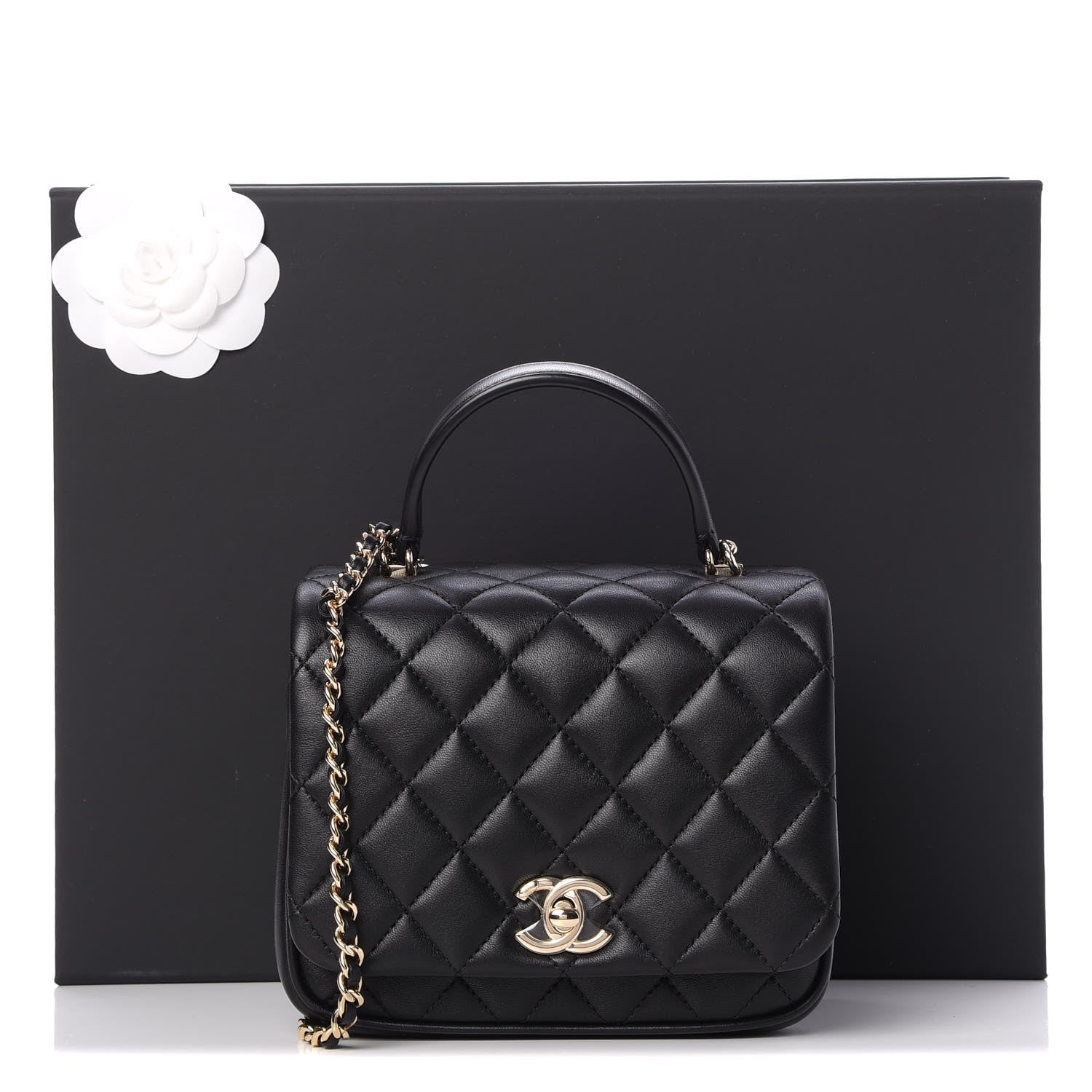 Chanel Lambskin Quilted Mini Citizen Chic Flap Black 269555