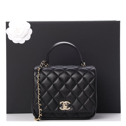Chanel Lambskin Quilted Mini Citizen Chic Flap Black 8 of 8